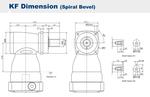 KF Spiral Bevel-Technical dimensions